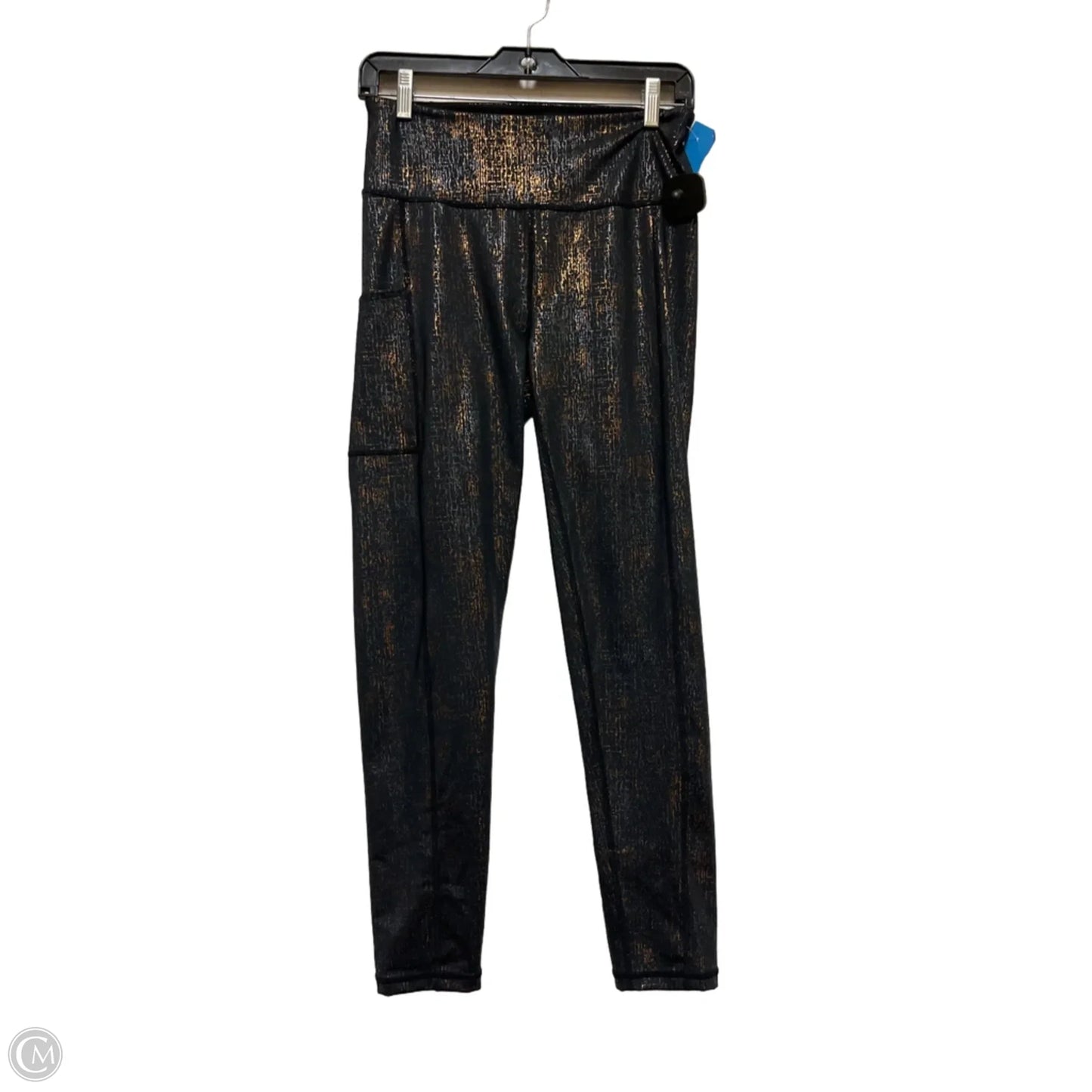 Pants Designer By Lilly Pulitzer In Black & Gold, Size: M