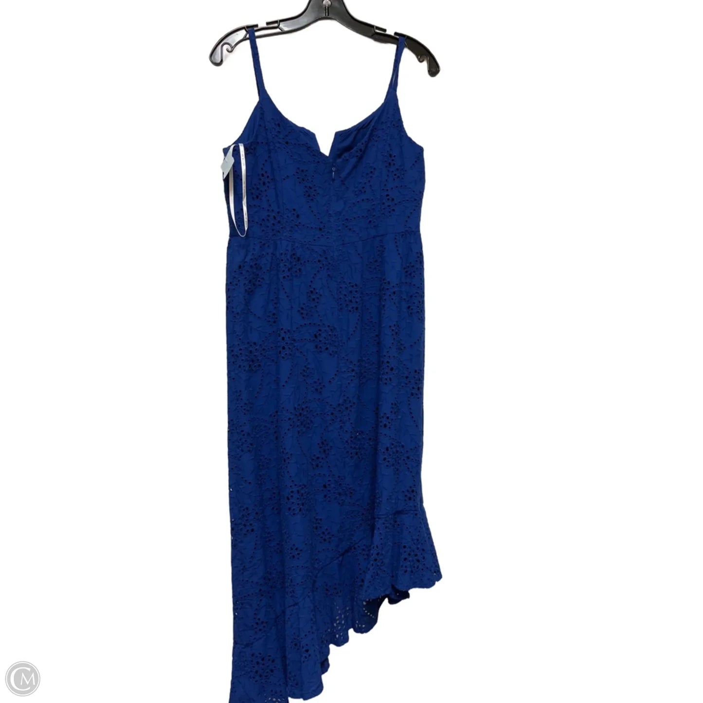 Dress Casual Midi By Guess In Blue, Size: M