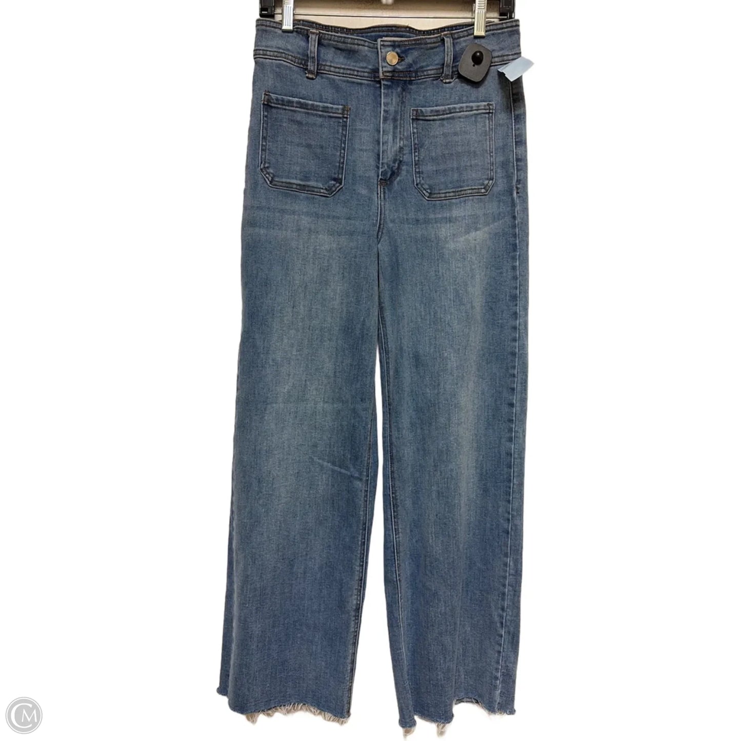 Jeans Straight By Oat In Blue Denim, Size: 8