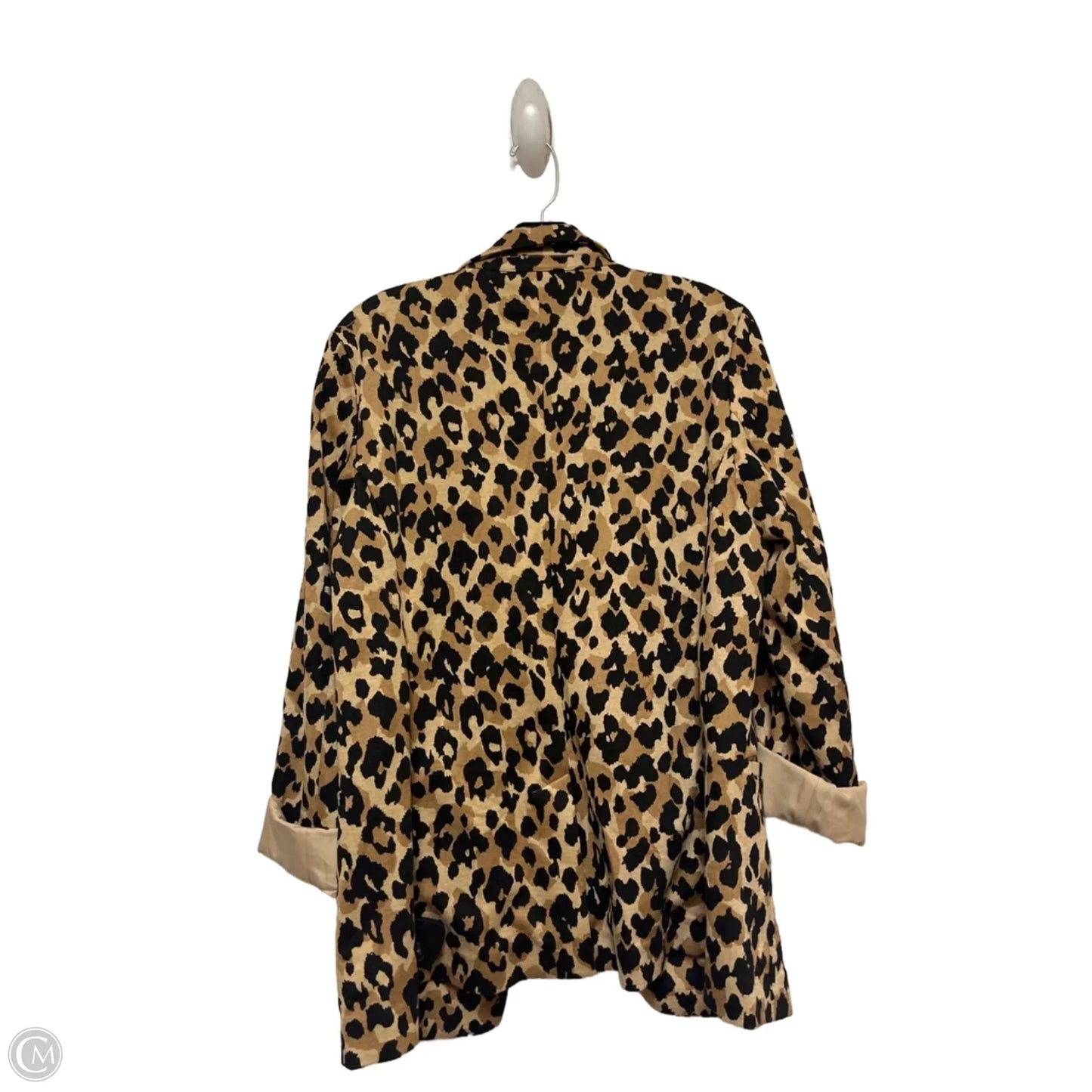Blazer By Loft In Animal Print, Size: M