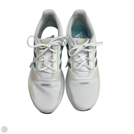 Shoes Athletic By Adidas In Green & White, Size: 9