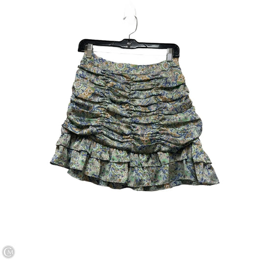 Skirt Mini & Short By Zara In Floral Print, Size: 2