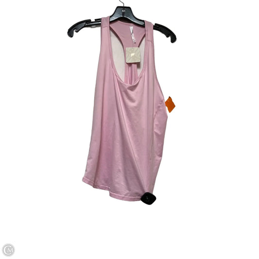 Athletic Tank Top By Fabletics In Pink, Size: Xl