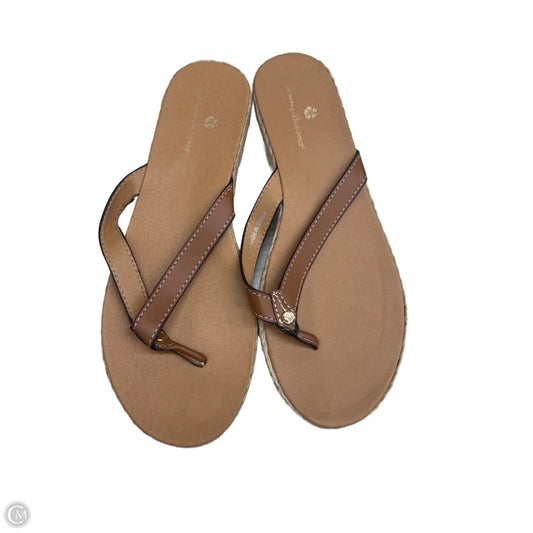 Sandals Flats By Tommy Bahama In Brown, Size: 8.5