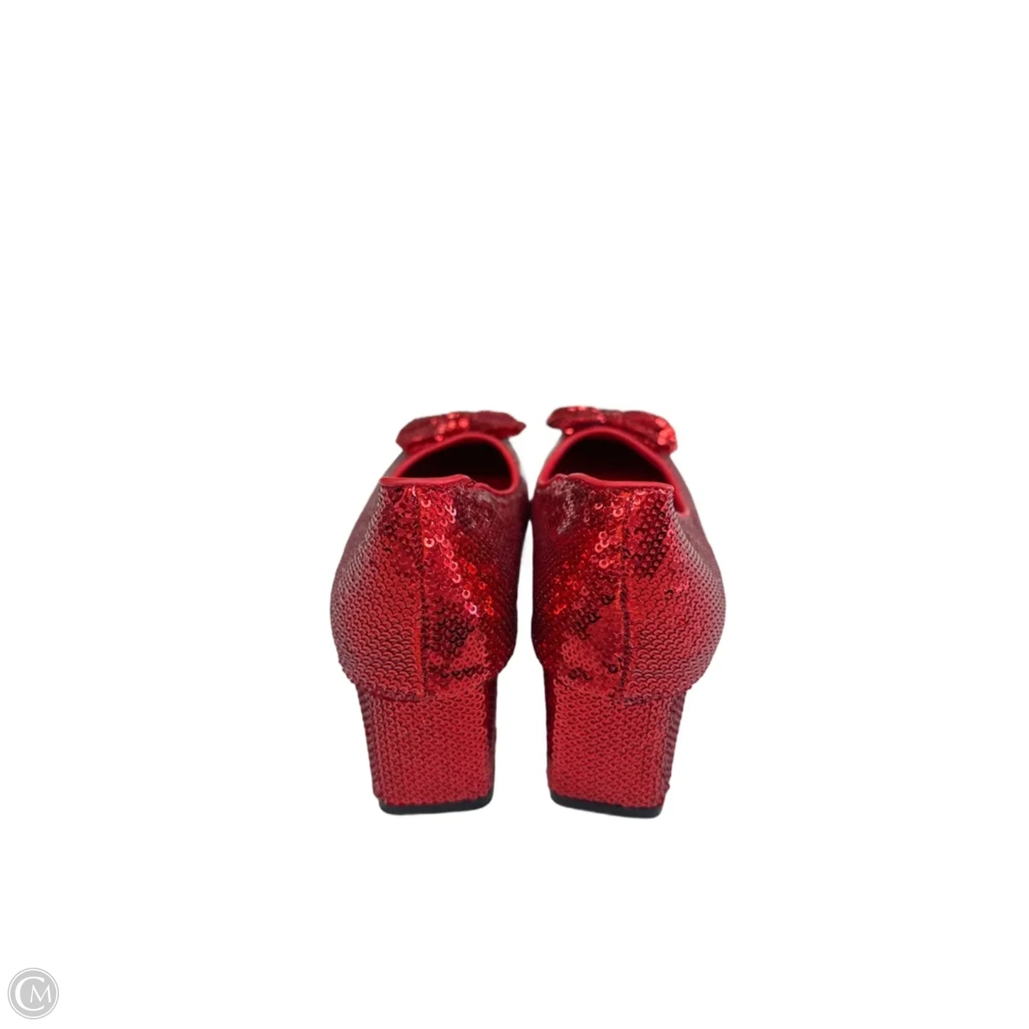 Shoes Heels Block By Clothes Mentor In Red, Size: 8