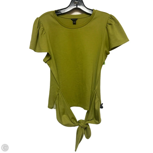Top Short Sleeve By Ann Taylor In Green, Size: S