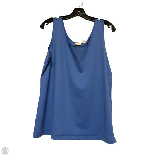 Top Sleeveless By Chicos In Blue, Size: L