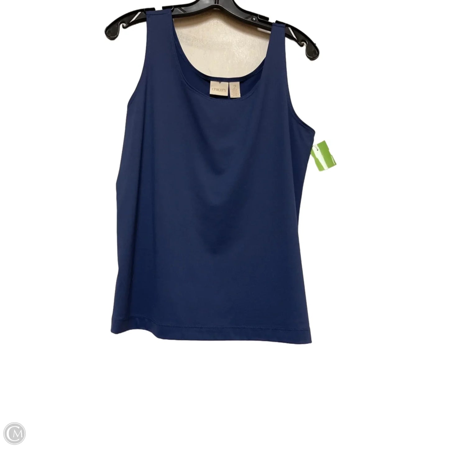 Top Sleeveless By Chicos In Blue, Size: L