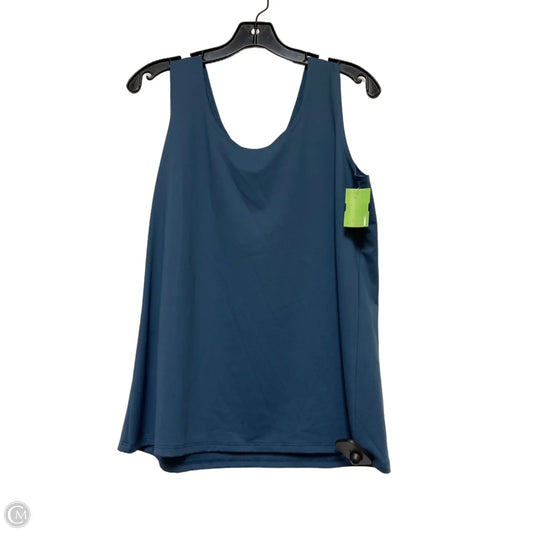 Top Sleeveless By Chicos In Blue, Size: L