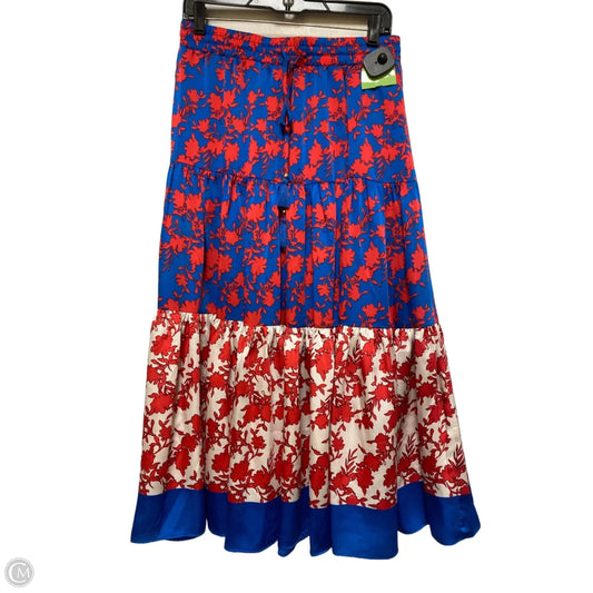 Skirt Maxi By Philosophy In Blue & Red, Size: S