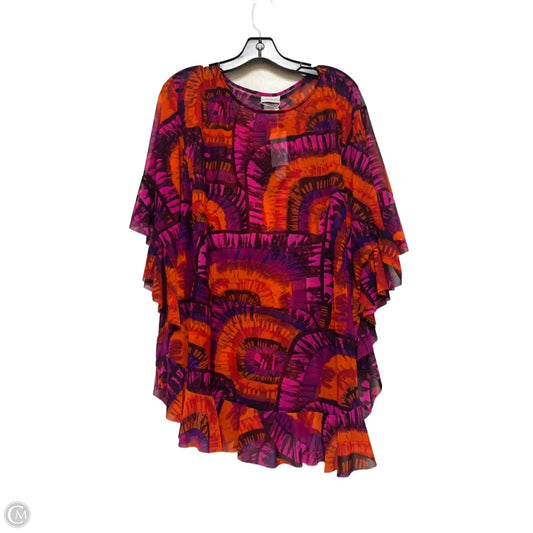 Top Short Sleeve By Bleu In Multi-colored, Size: S