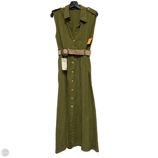Dress Casual Maxi By Zara In Green, Size: S