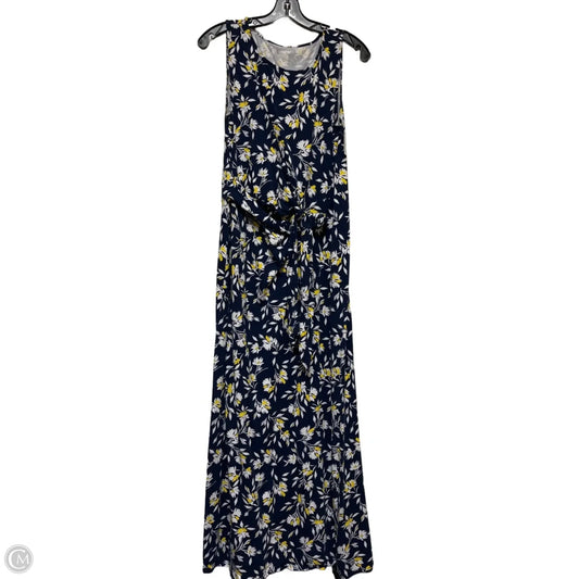 Dress Casual Maxi By Lands End In Floral Print, Size: S