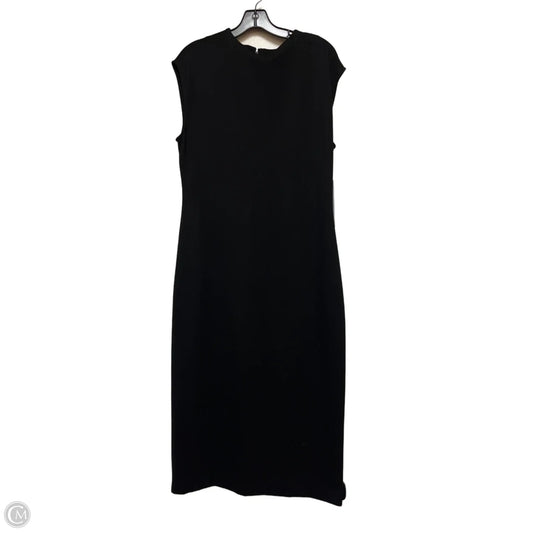 Dress Casual Midi By Calvin Klein In Black, Size: L