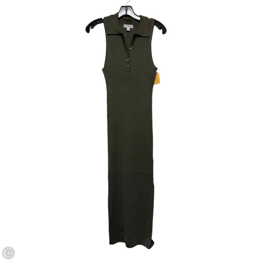 Dress Casual Midi By Calvin Klein Performance In Green, Size: M