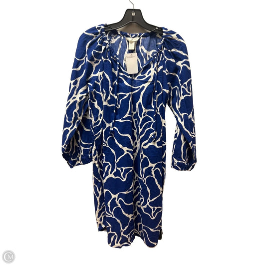Dress Casual Short By H&m In Blue & White, Size: Xs