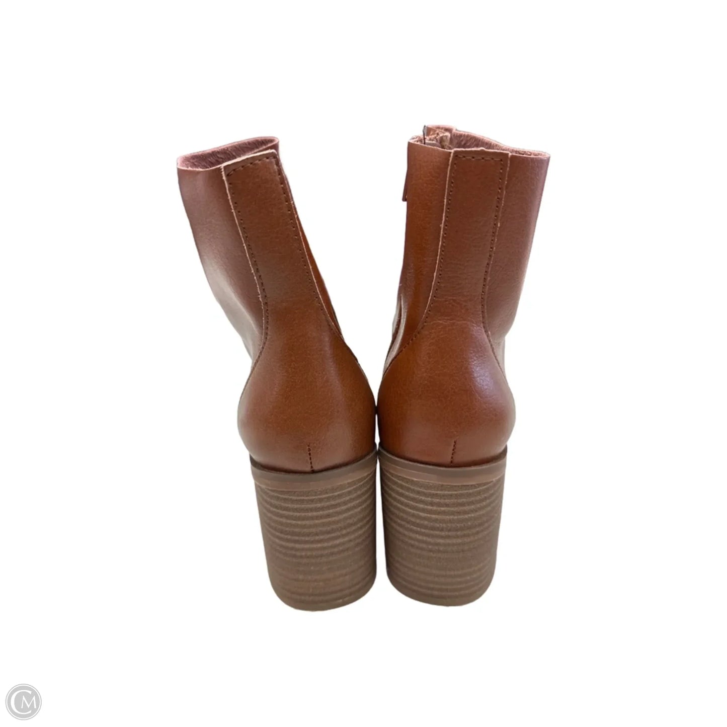 Boots Ankle Heels By Universal Thread In Brown, Size: 8