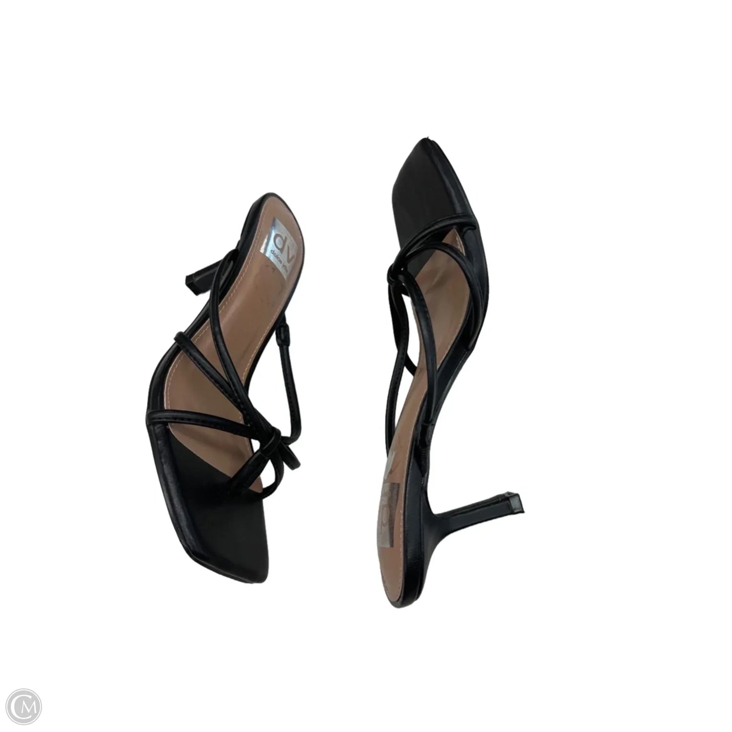 Sandals Heels Kitten By Dolce Vita In Black, Size: 6.5