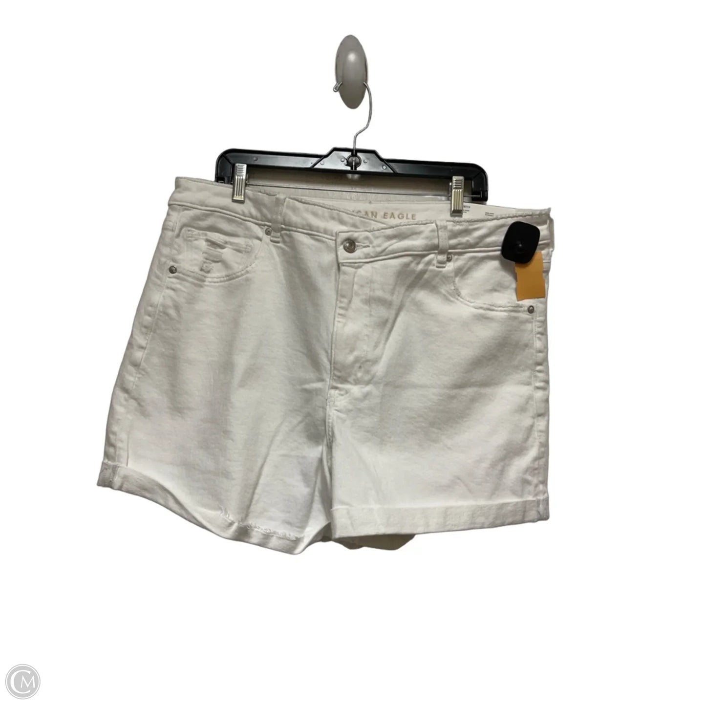 Shorts By American Eagle In White Denim, Size: 18