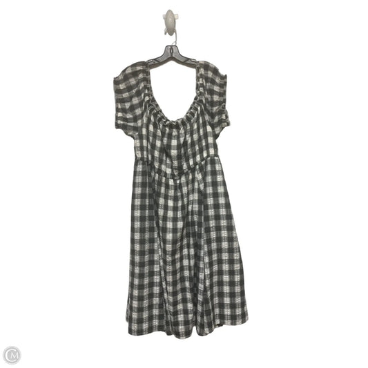 Dress Casual Midi By Torrid In Checkered Pattern, Size: 4x