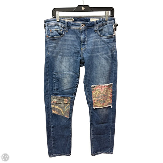 Jeans Boyfriend By Pilcro In Blue Denim, Size: 6