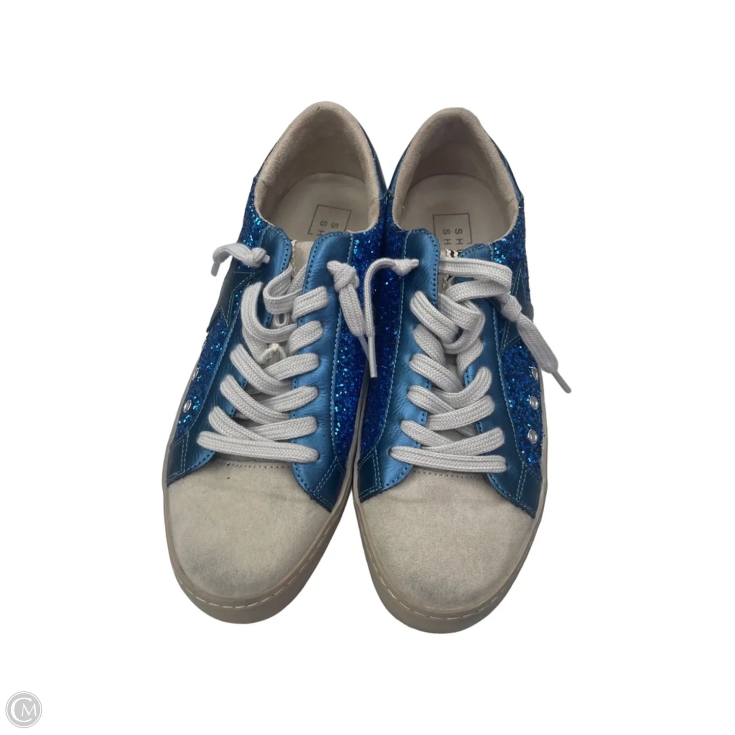 Shoes Sneakers By Shu Shop In Blue & Cream, Size: 8.5