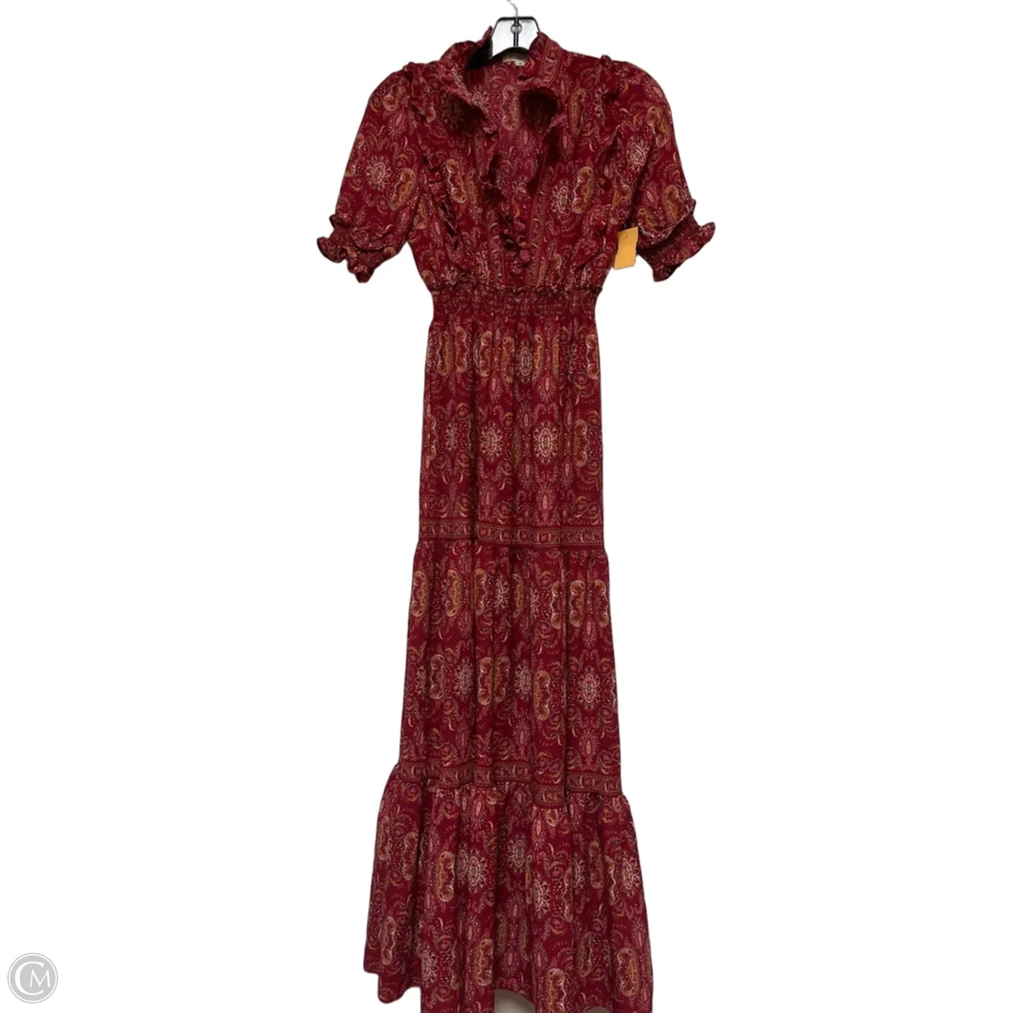 Dress Casual Maxi By Max Studio In Paisley Print, Size: Xs