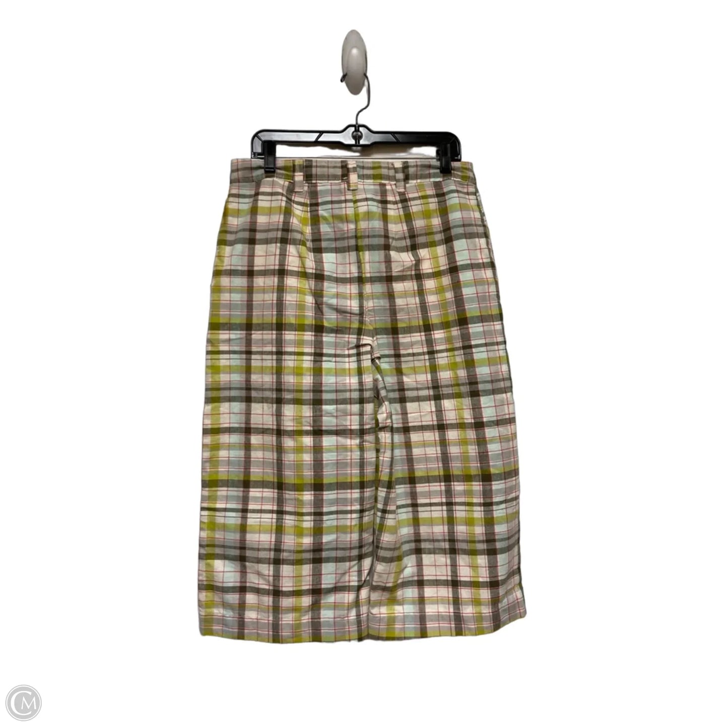 Pants Cropped By Free People In Plaid Pattern, Size: 14