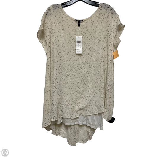 Top Sleeveless By Eileen Fisher In Cream, Size: L