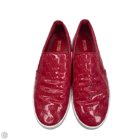 Shoes Flats By Michael By Michael Kors In Red & White, Size: 8