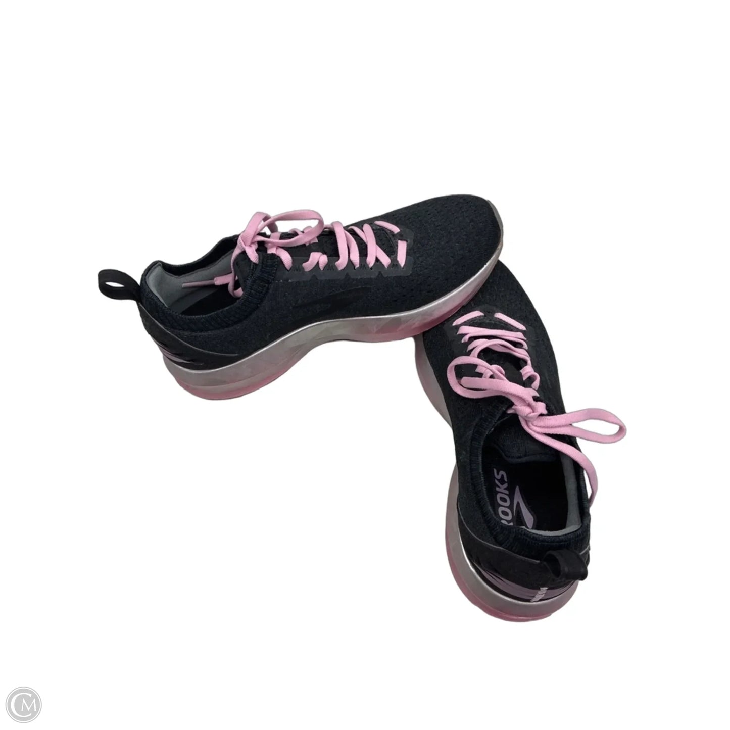 Shoes Sneakers By Brooks In Grey & Pink, Size: 8.5