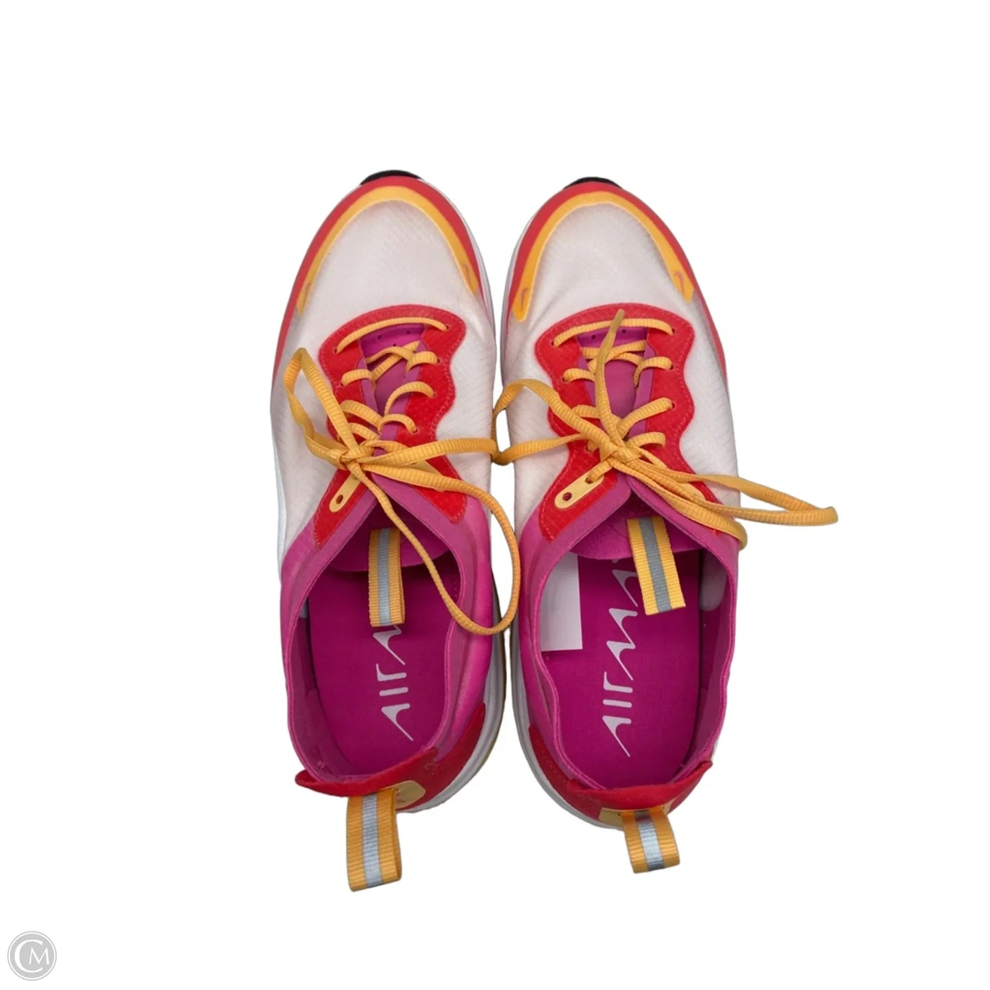 Shoes Sneakers By Nike In Pink & Yellow, Size: 8.5