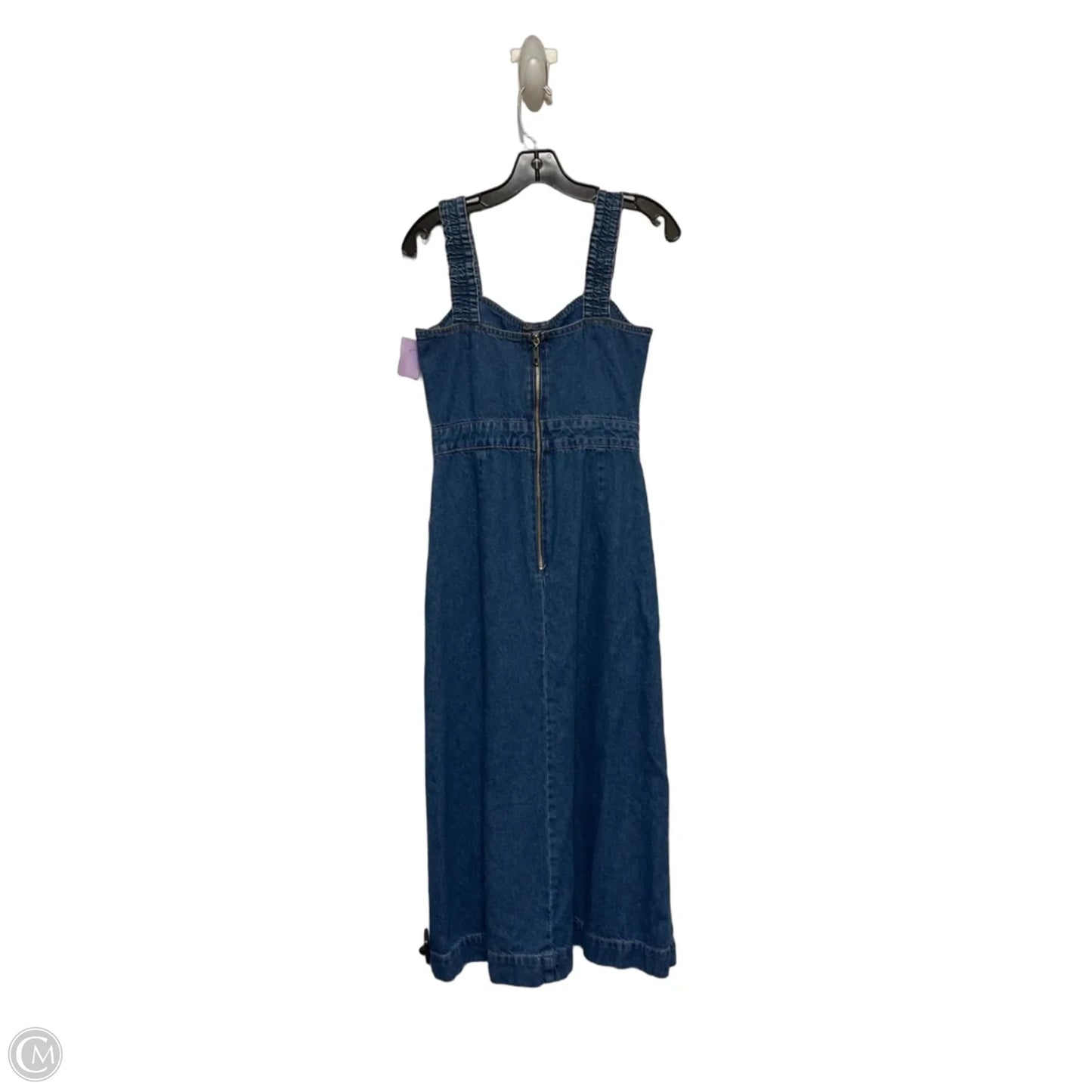 Dress Casual Midi By Clothes Mentor In Blue Denim, Size: Xs