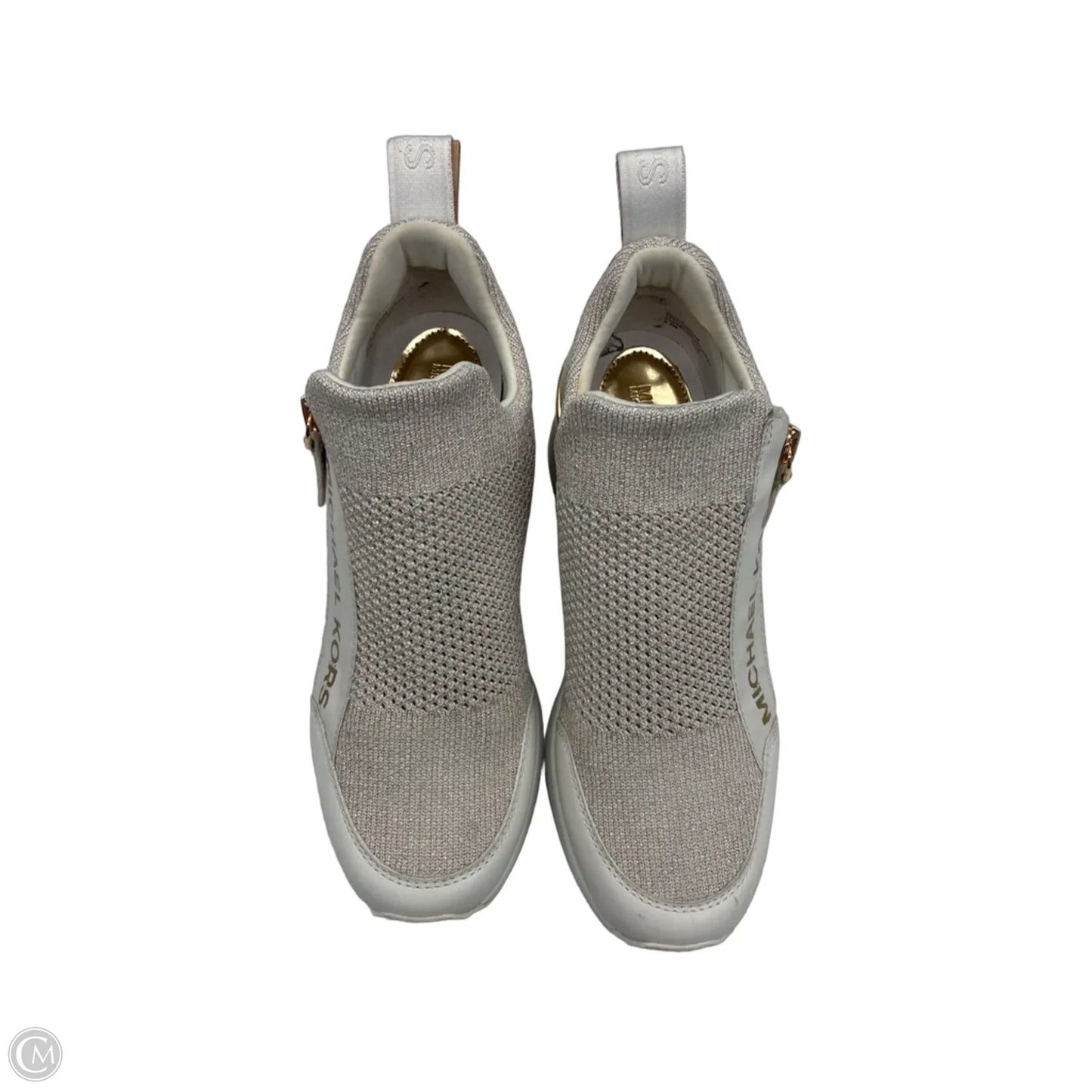 Shoes Sneakers By Michael By Michael Kors In Cream, Size: 5.5