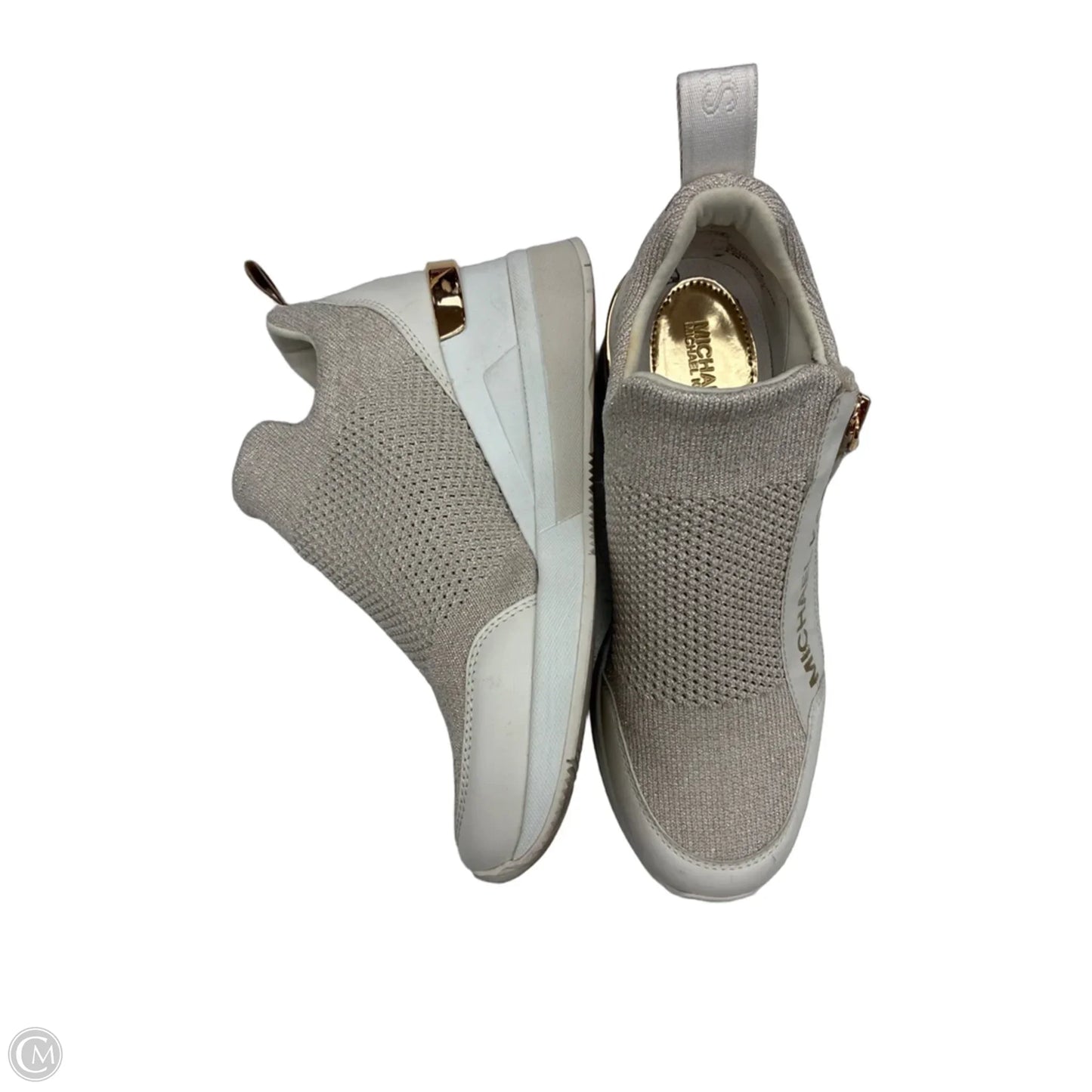 Shoes Sneakers By Michael By Michael Kors In Cream, Size: 5.5