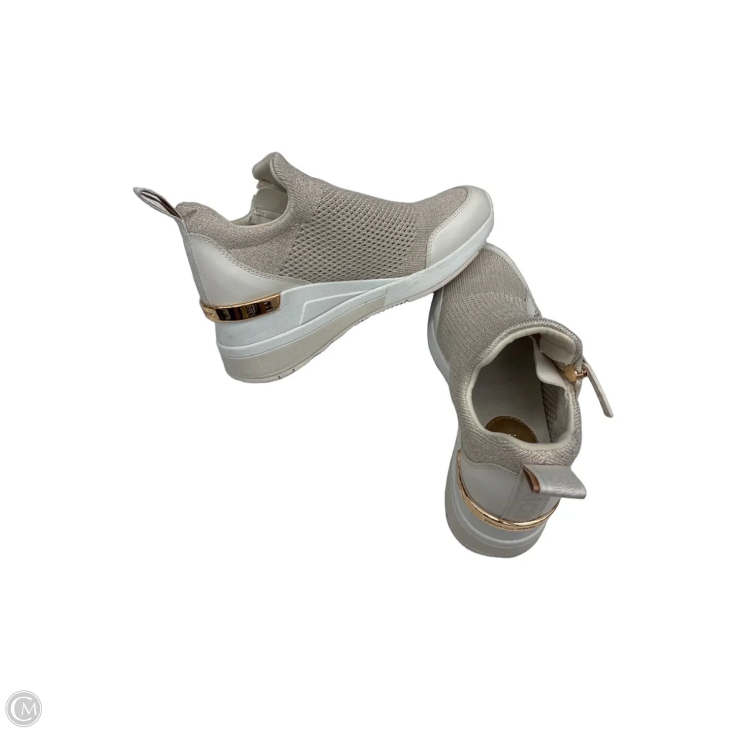 Shoes Sneakers By Michael By Michael Kors In Cream, Size: 5.5