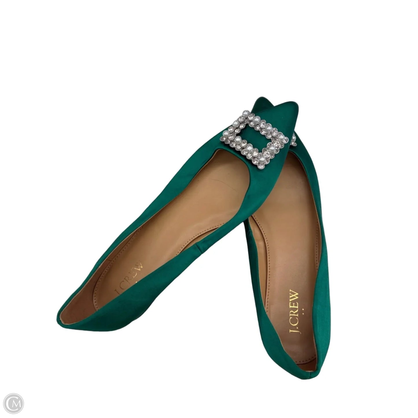 Shoes Flats By J. Crew In Green, Size: 8