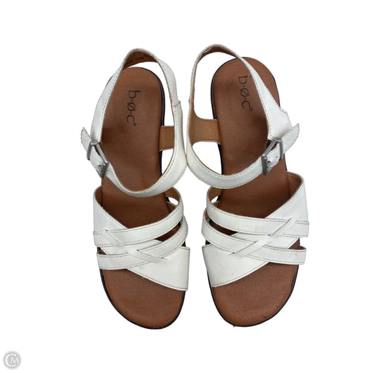 Sandals Heels Block By Boc In White, Size: 9