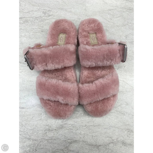 Slippers Designer By Ugg In Pink