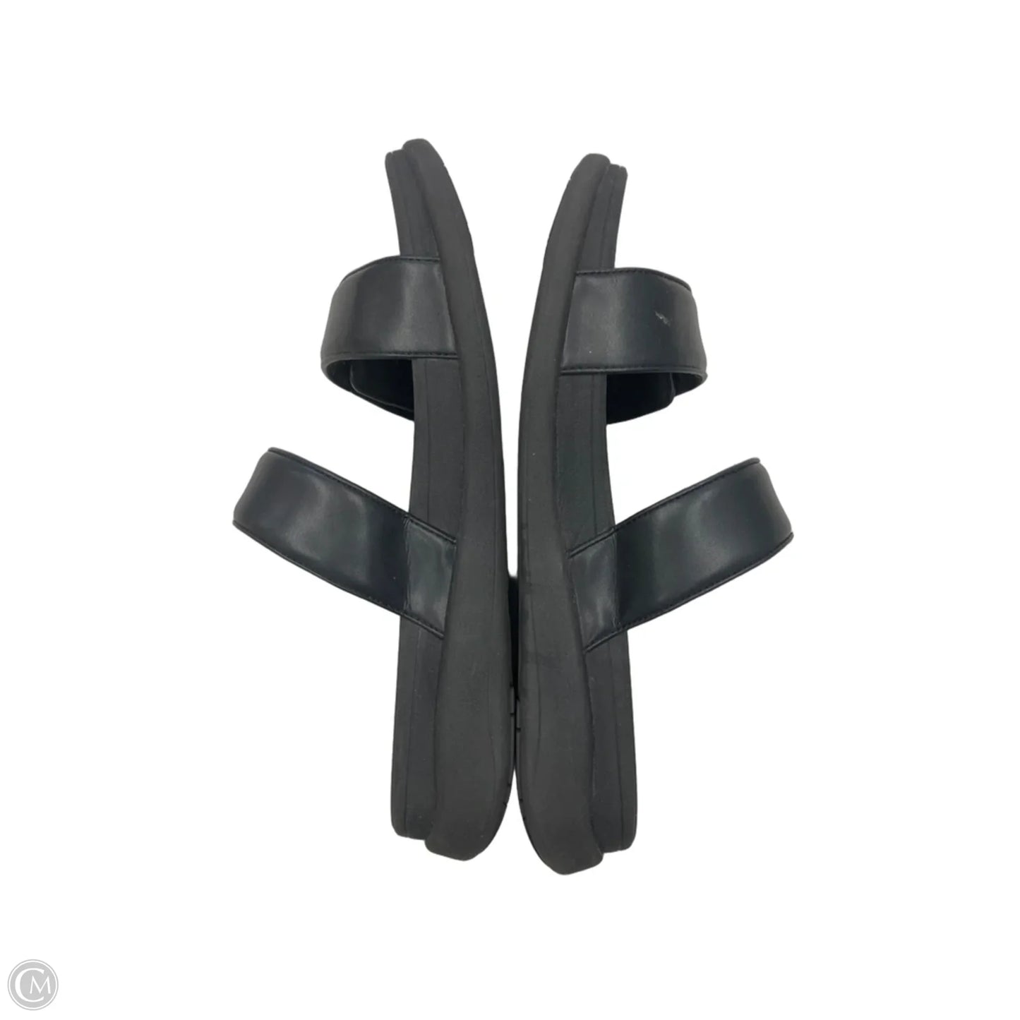 Sandals Flats By Fitflop In Black, Size: 10