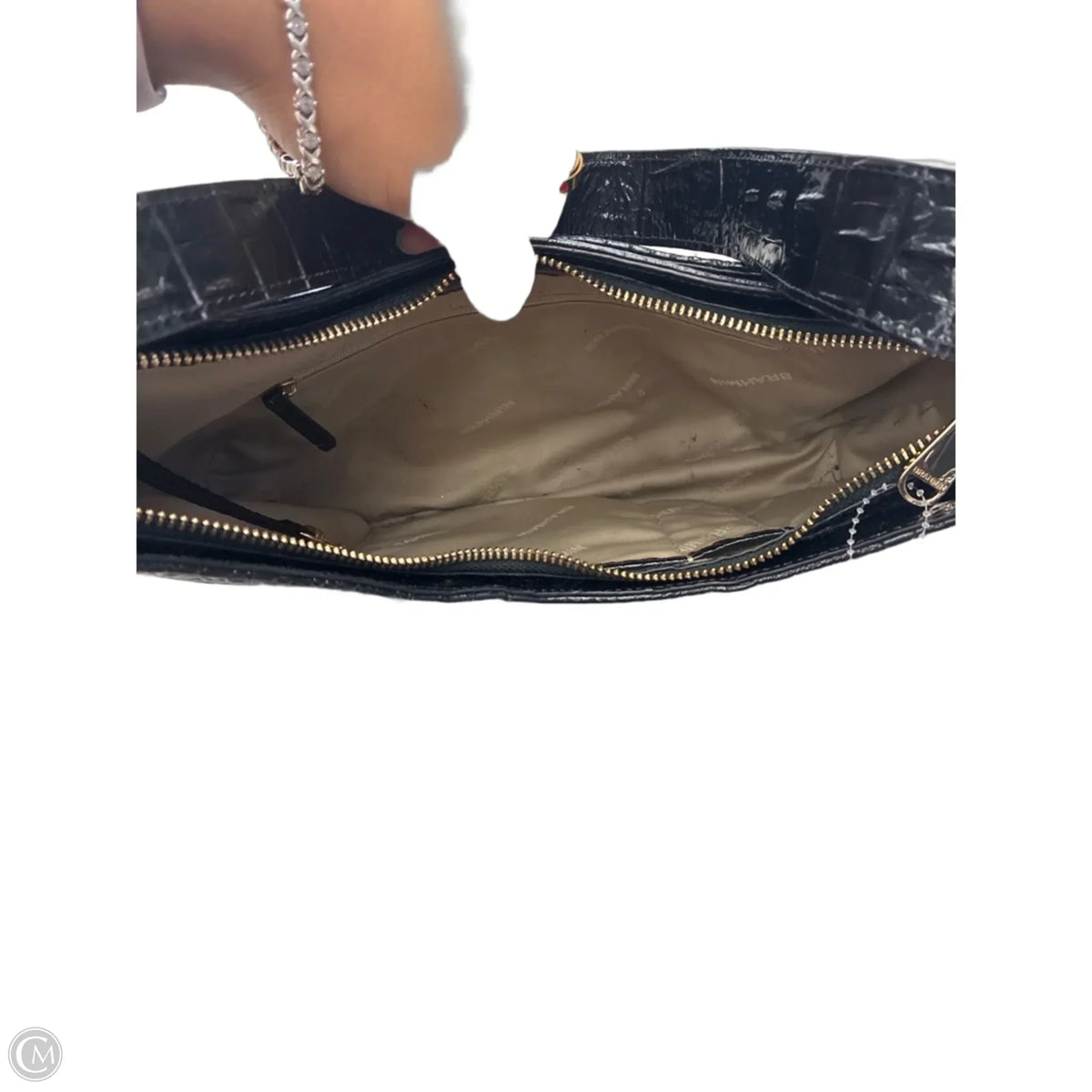 Handbag Designer By Brahmin, Size: Medium
