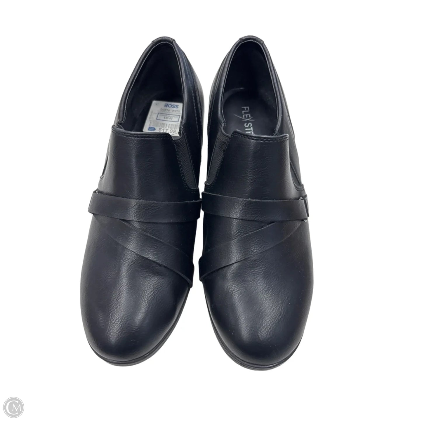 Boots Ankle Heels By Clothes Mentor In Black, Size: 8.5