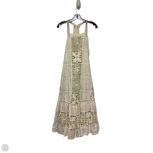 Dress Casual Midi By Free People In Blue & Tan, Size: S