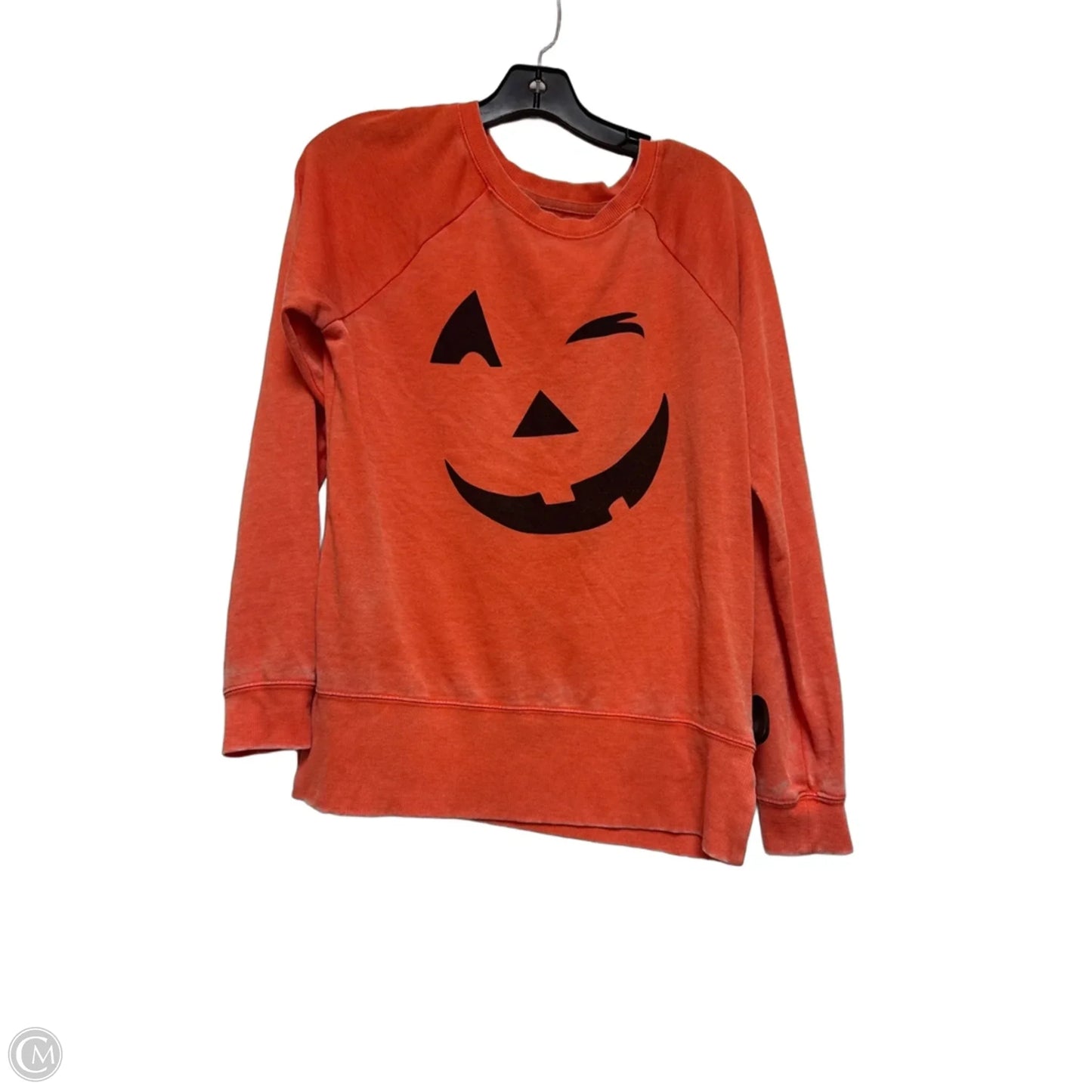 Top Long Sleeve Basic By Grayson Threads In Orange, Size: M