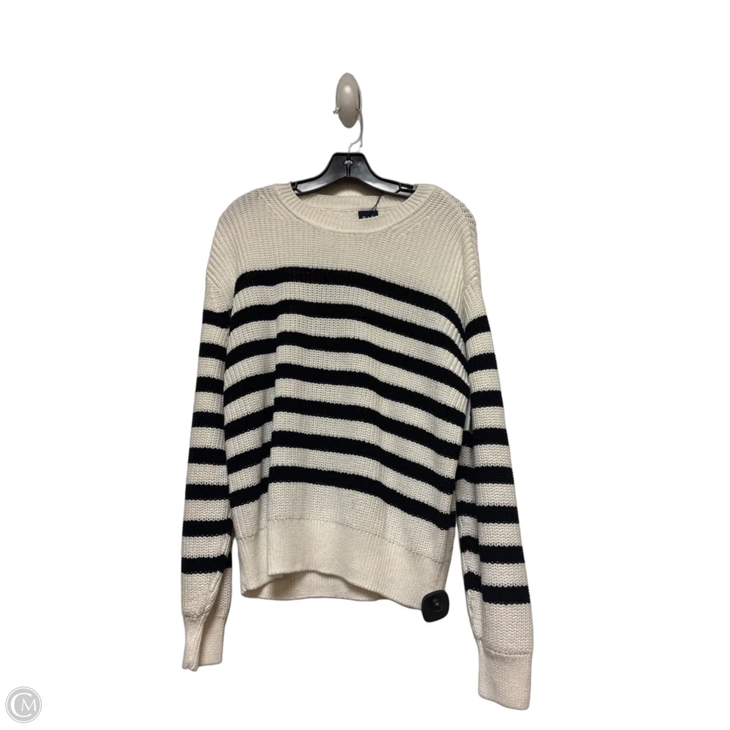 Sweater By Gap In Striped Pattern, Size: L