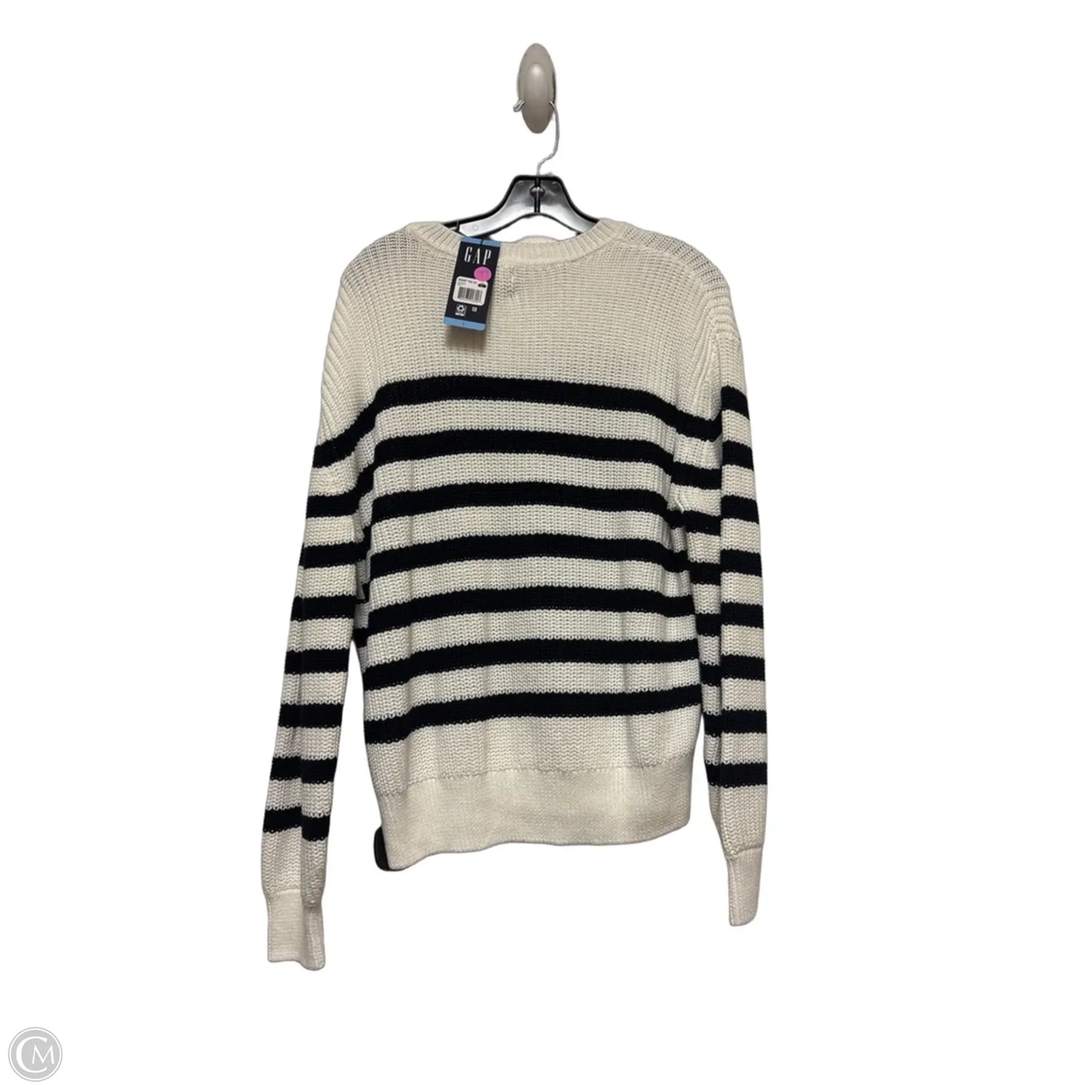 Sweater By Gap In Striped Pattern, Size: L