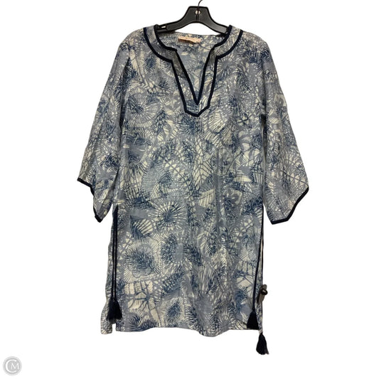 Dress Designer By Tory Burch In Blue & White, Size: Sp