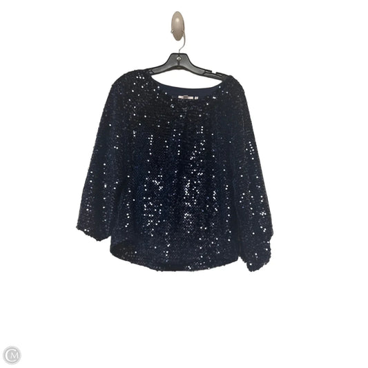 Top Long Sleeve By Chicos In Blue, Size: M