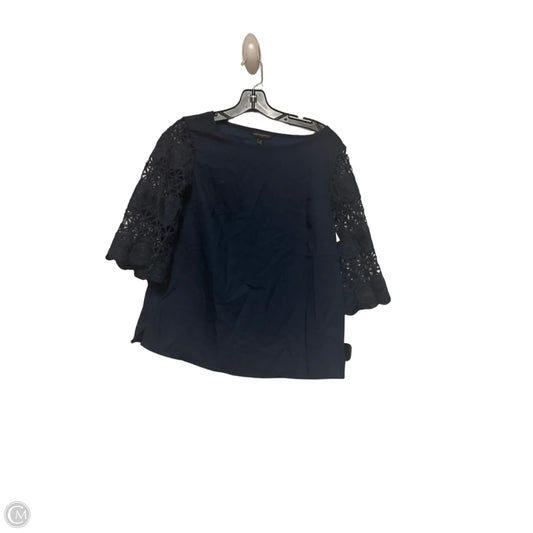 Top Short Sleeve By Banana Republic In Navy, Size: Xsp