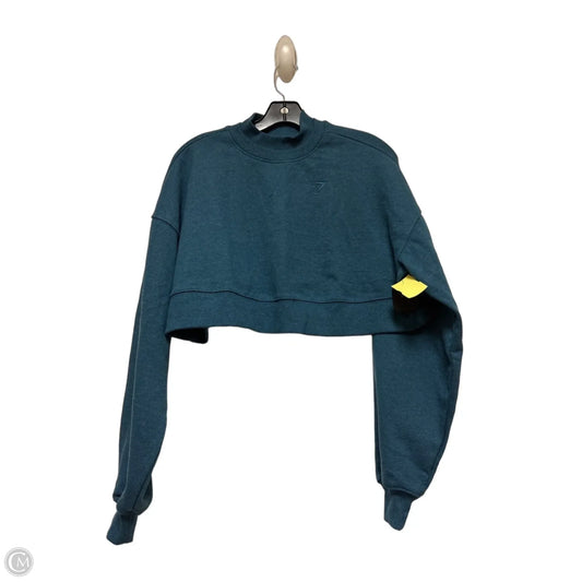 Sweatshirt Crewneck By Gym Shark In Blue, Size: Xs
